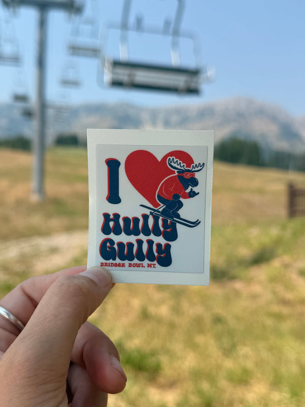Hully Gully Moose Sticker