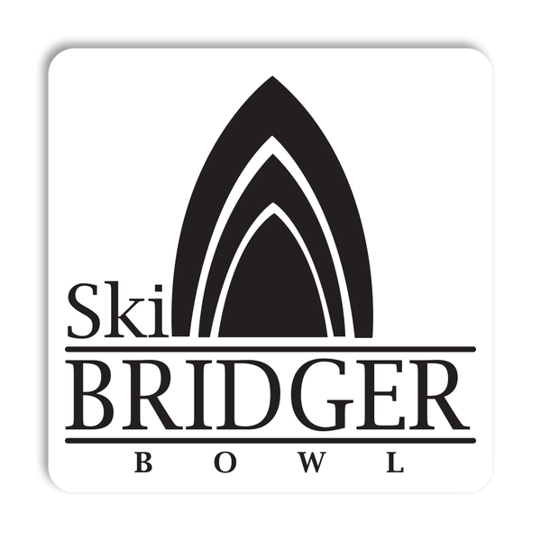 B&W Ski Tips Logo Sticker