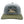 Gray and green cap with mountain design and text on a white background