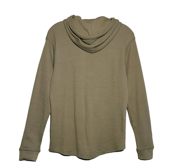 olive hoodie back