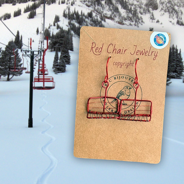 Red Chair Earrings