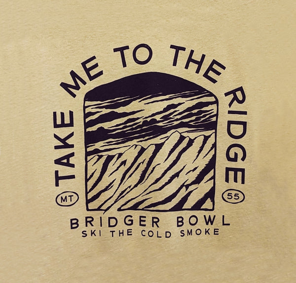 take me to the ridge logo close up