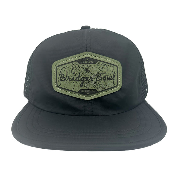 Rogue Hat with Topo Patch front view