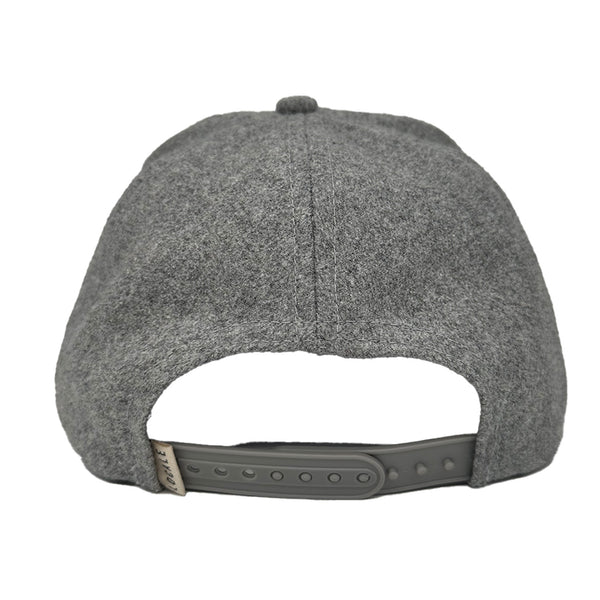 wool flatbrim hat back