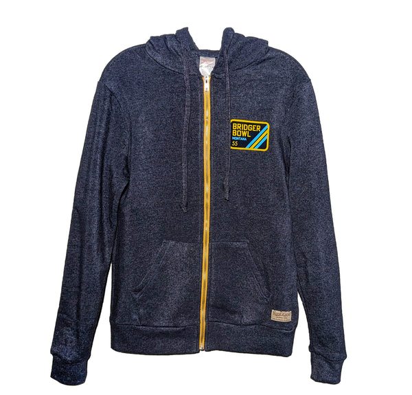 Navy full zip hodie